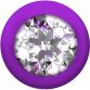 Анальная Цепочка с Кристаллом Emotions Buddy Purple 1400-03lola