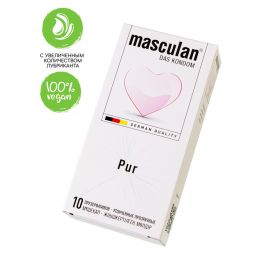 Презервативы masculan  Pur № 10 утонченные, 18,5 см, 5.3 см, 10 шт.