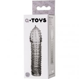 Насадка на пенис TOYFA A-Toys, TPR, прозрачная, 15,2 см. 768009