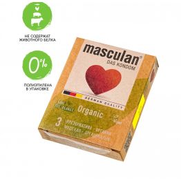 Презервативы masculan ORGANIC № 3 утонченные, 18,5 см, 5.3 см, 3 шт.