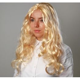 Карнавальный парик Блондинка, длинные волосы, 140 г
