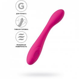 Стимулятор точки G Let it G, G-Stalker, силикон, розовый, 19,5 см