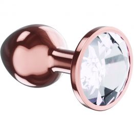 Анальная Пробка Diamond Moonstone Shine L Розовое Золото 4021-02lola