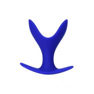 Расширяющая анальная втулка ToDo by Toyfa Bloom, силикон, синяя, 8,5 см, Ø 4,5 см