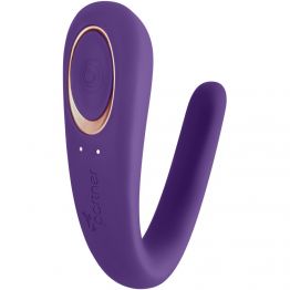 Многофункциональный стимулятор для пар Satisfyer Partner Toy, силикон, фиолетовый, 18,5см J2008-2