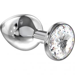 Анальная пробка Diamond Clear Sparkle Large 4010-01Lola
